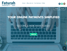 Tablet Screenshot of faturah.com